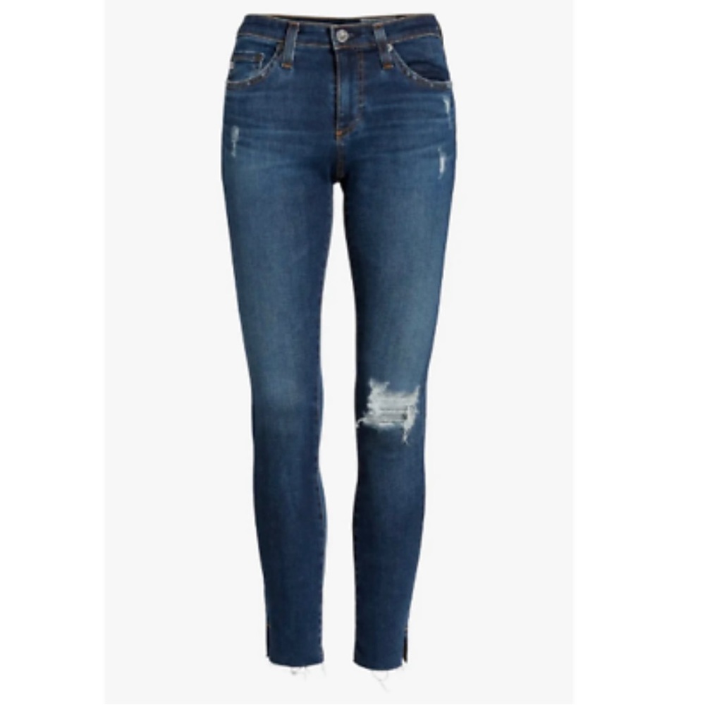 AG The Legging Ankle - Super Skinny, Distressed. Size 28. Great Condition.
